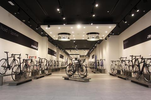 Ribble Cycles interior 3,000 sq ft